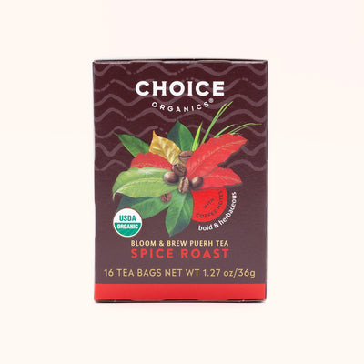 Organic Spice Roast Tea box 