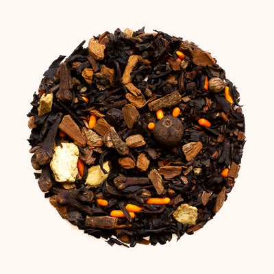 Pumpkin Spice by Nelson's Tea loose leaf tea sample circle