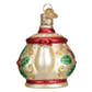 Holly Teapot Glass Ornament by Old World Christmas