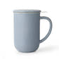Sea Salt Minima Balance Porcelain Tea Mug with Infuser VIVA