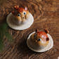 Two Clay Pufferfish Tea Pets