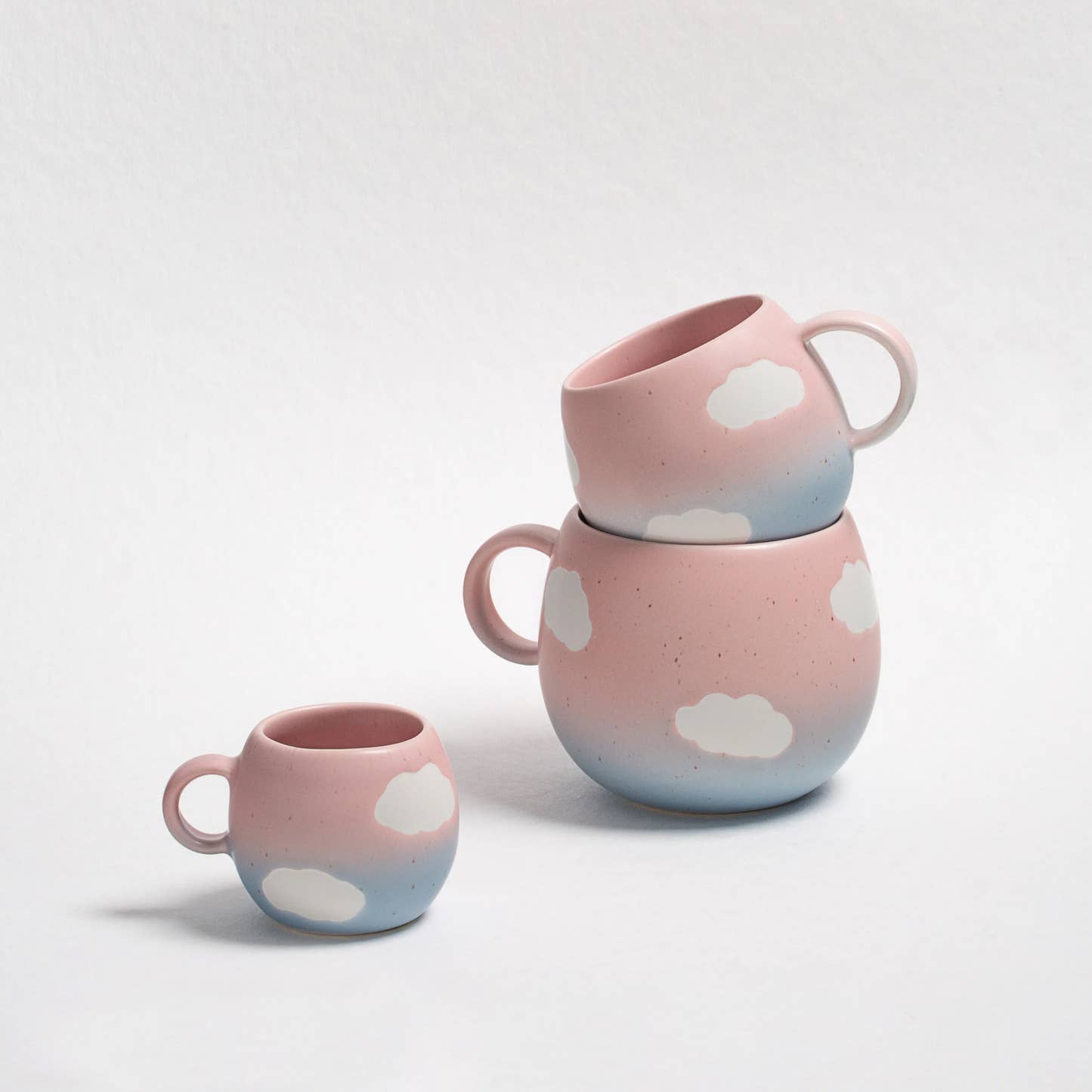 Egg Back Home Sunset Cloud Mugs in 3 different sizes