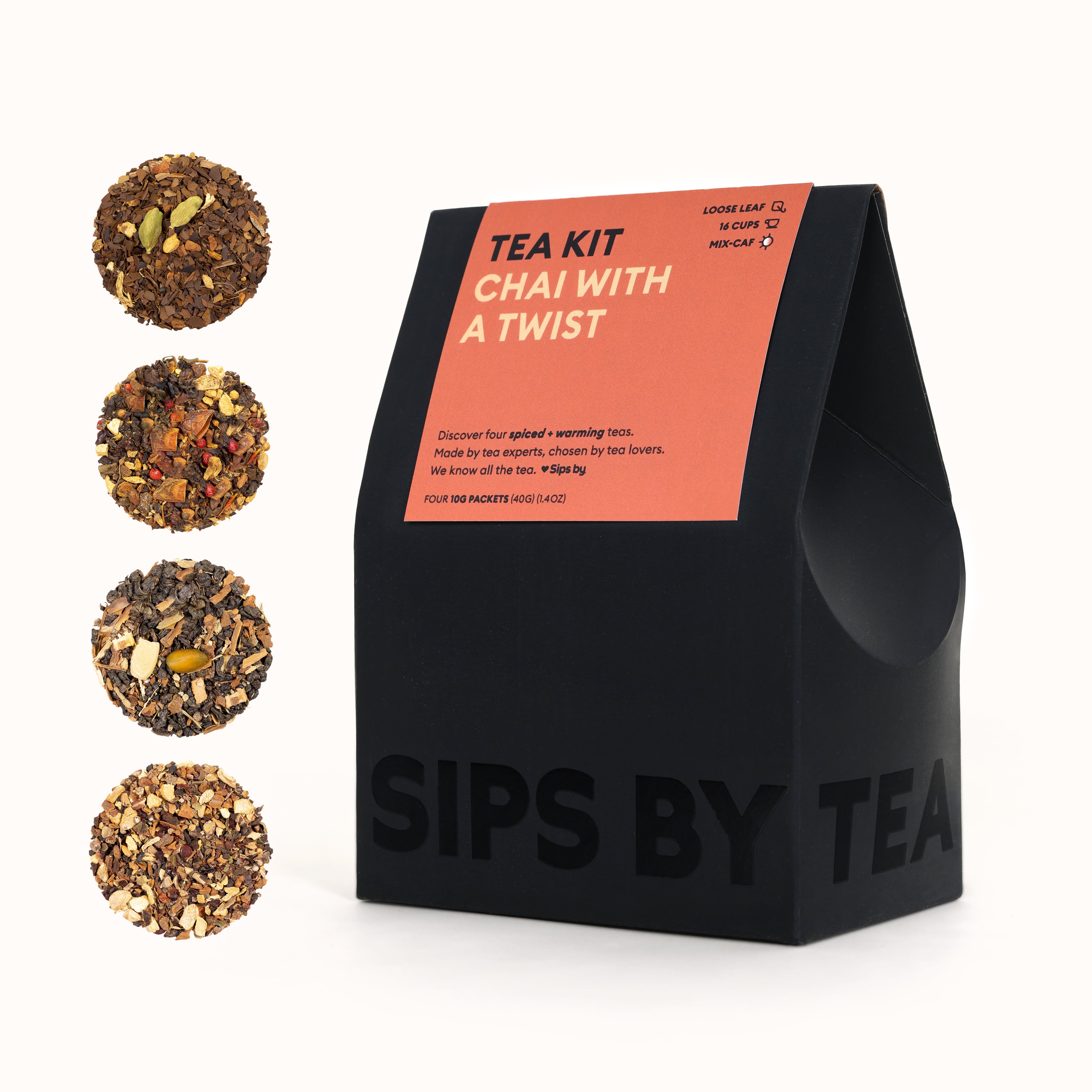 Chai With A Twist Tea Kit, Loose Leaf Discovery Tea Kit