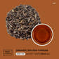 Bare Leaves - Organic Golden Yunnan Black Tea high-caf, smooth + earthy infographic