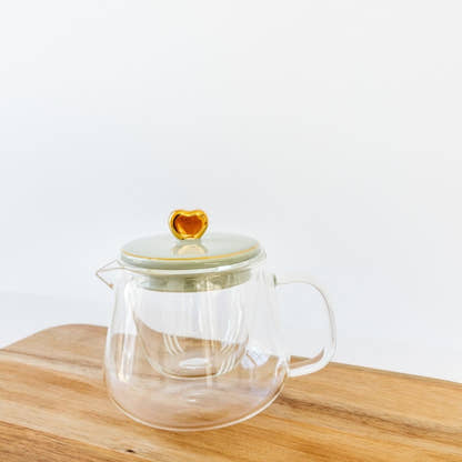Glass Teapot (Moon, Heart, Star)