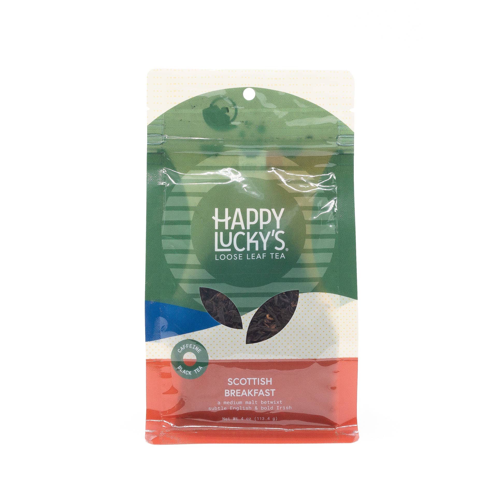 Scottish Breakfast by Happy Lucky's loose leaf tea package