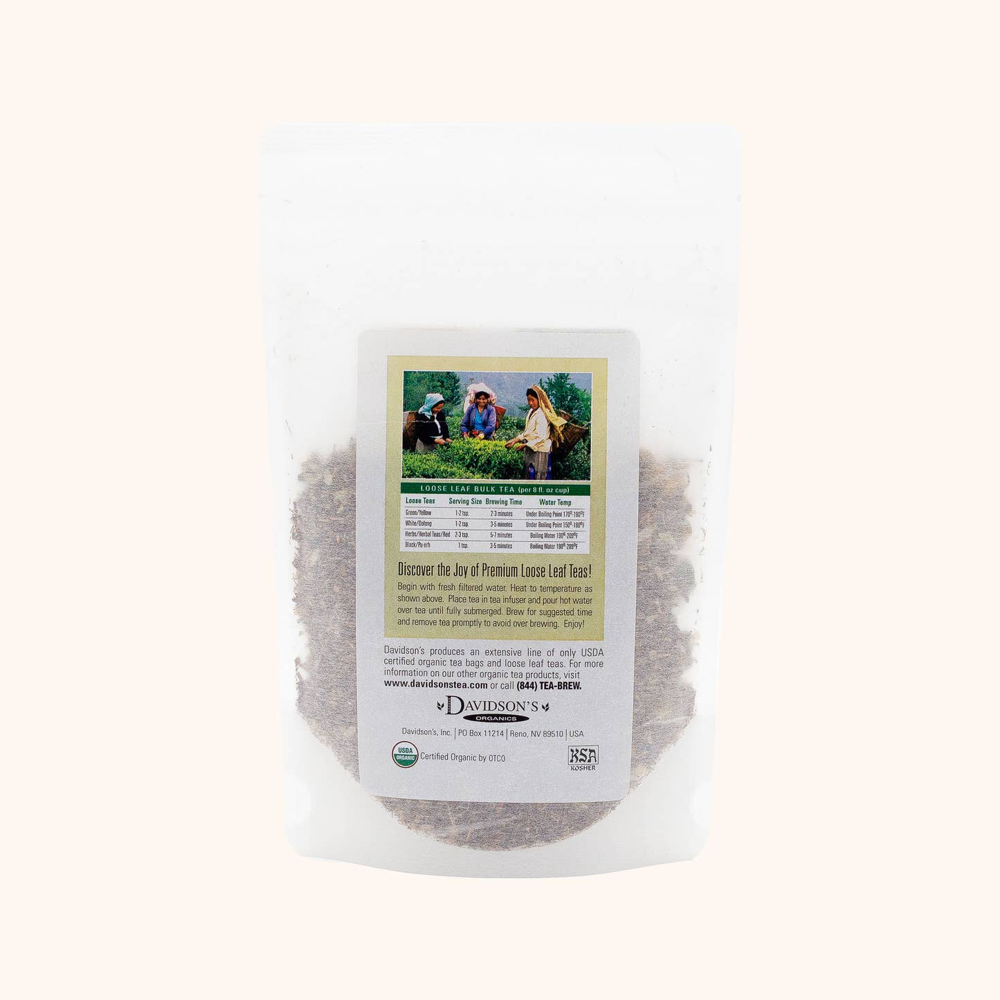 Herbal Classic Chai by Davidson's Organic Teas loose leaf tea pouch