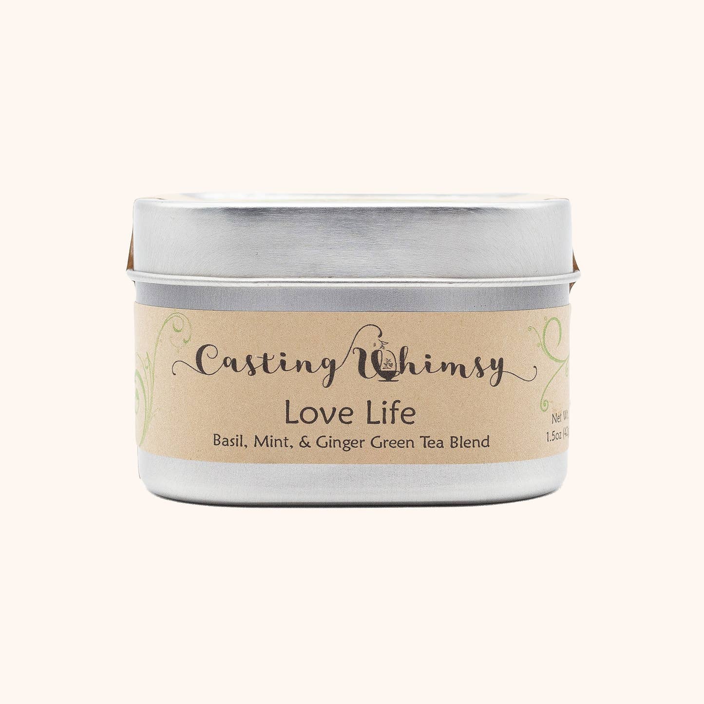 Love Life tea tin by Casting Whimsy