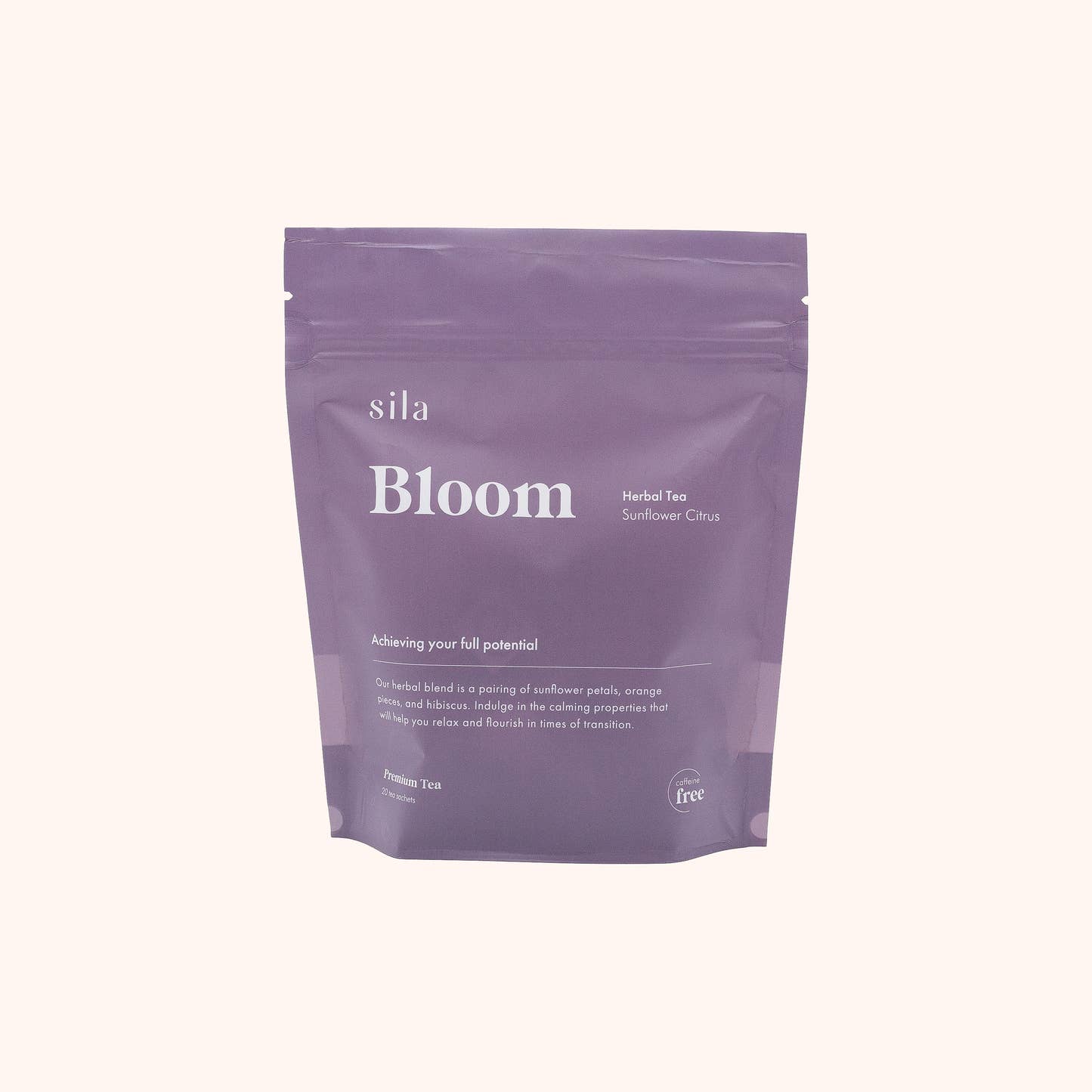 Bloom - Sunflower Citrus by Sila purple pouch