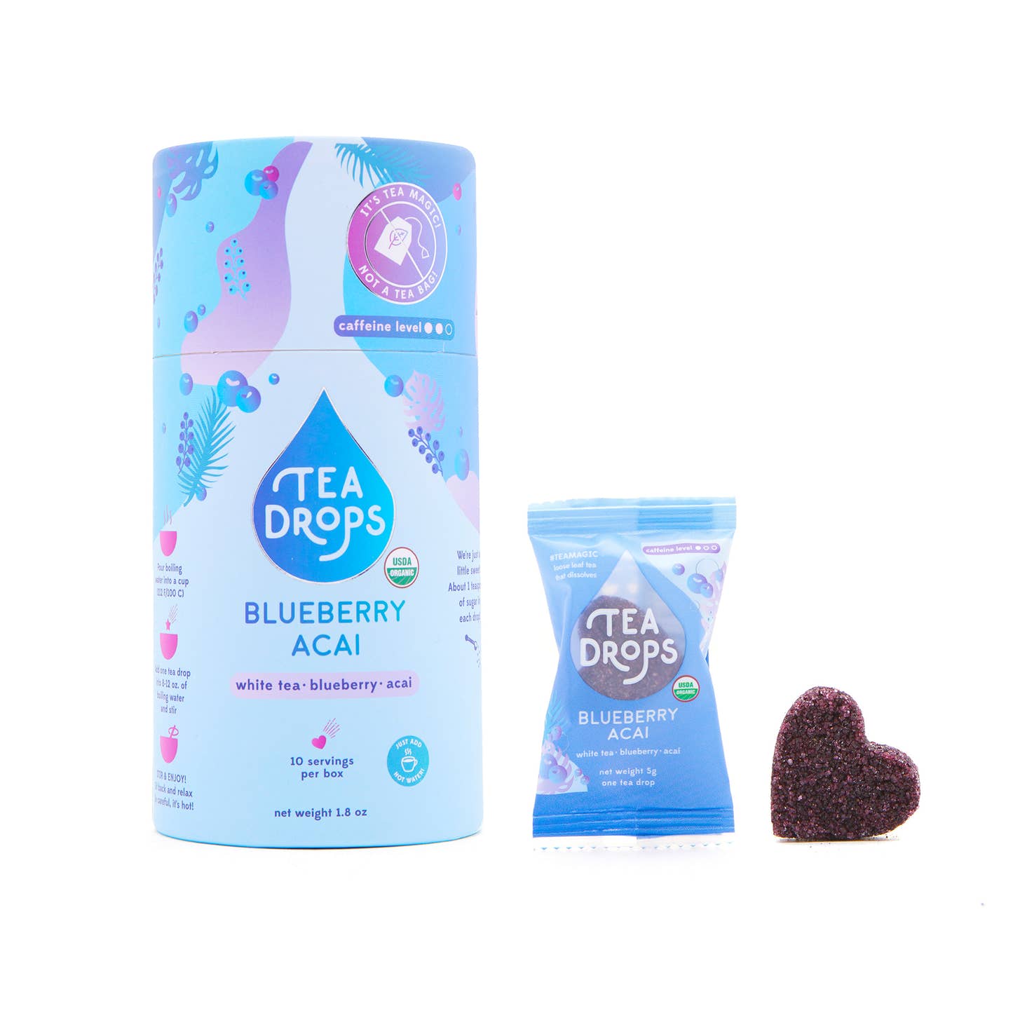 Blueberry Acai White Tea Drops