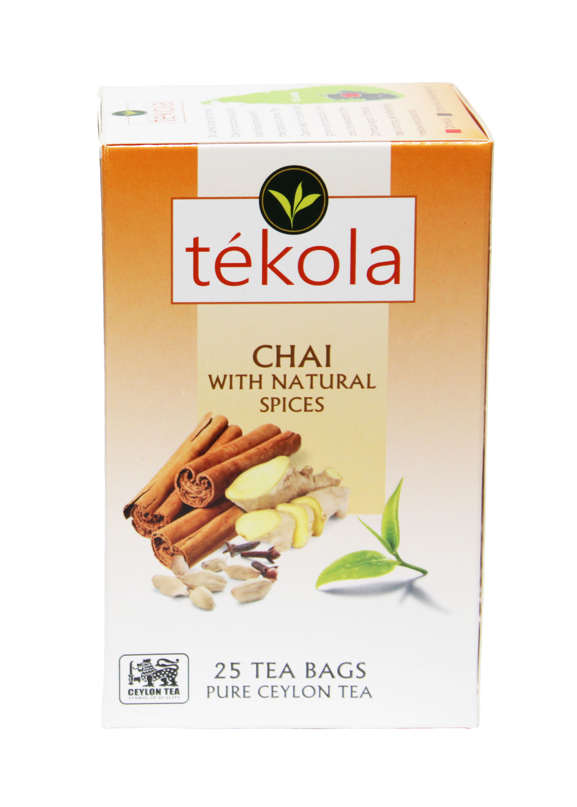 chai with natural spices pure ceylon tea sips by tekola 25 tea bags