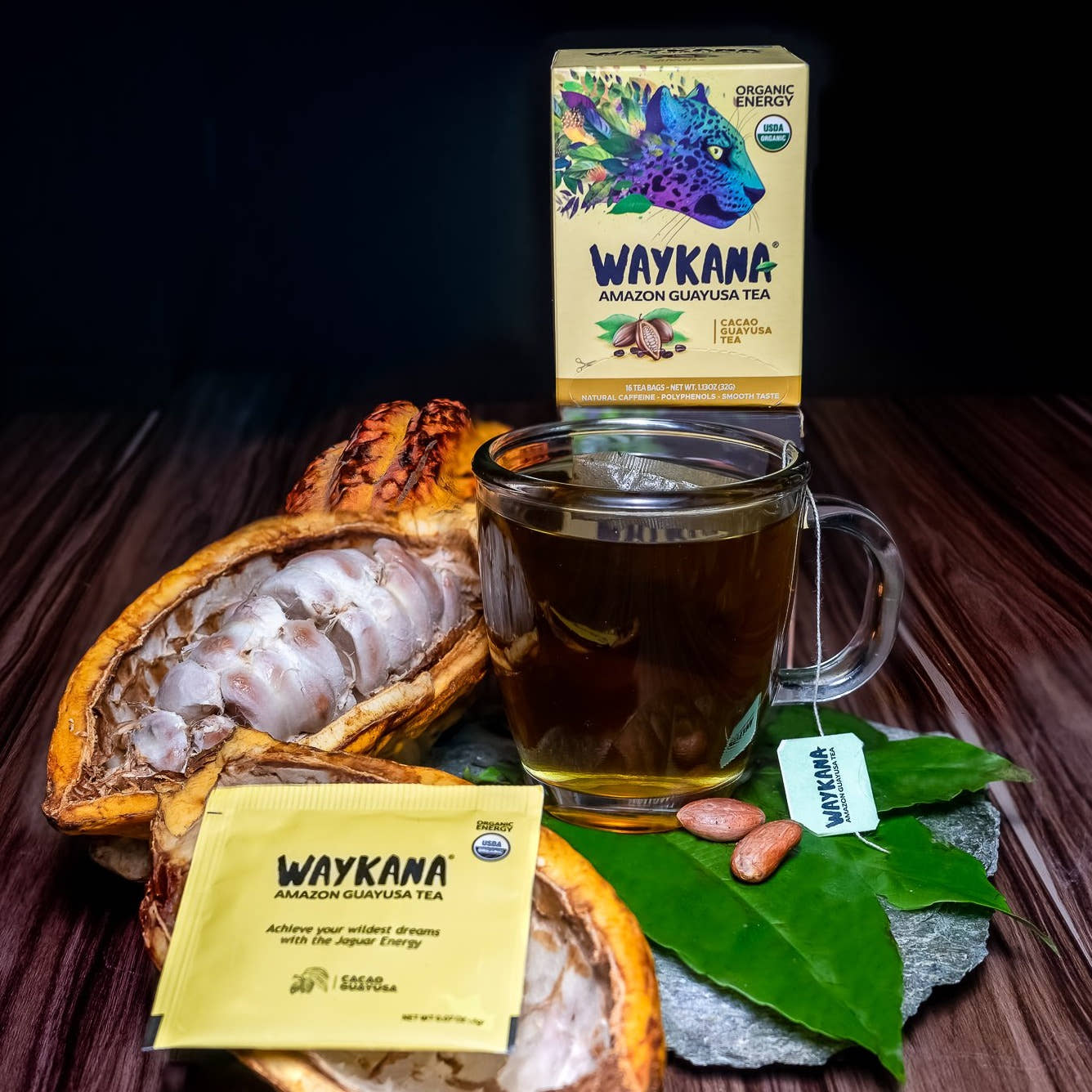 Cacao Guayusa Tea