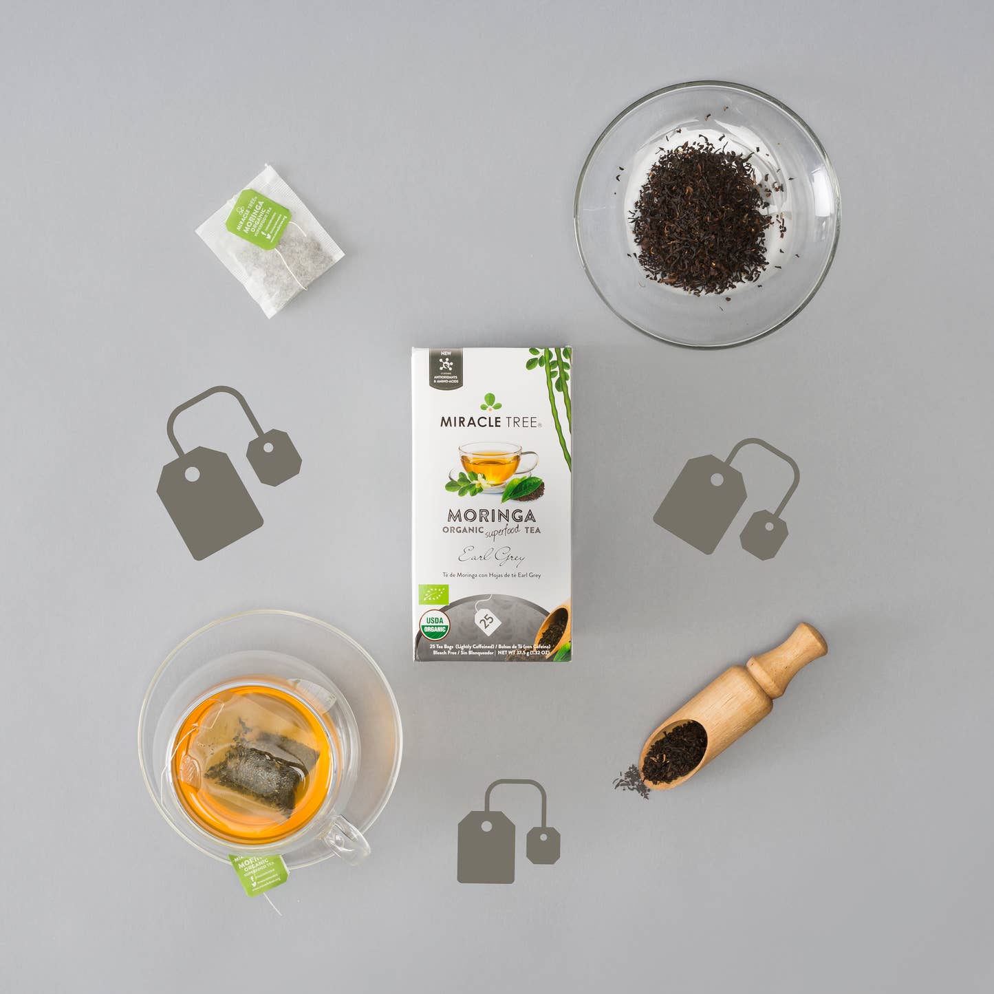 Organic Moringa Superfood Tea - Earl Grey
