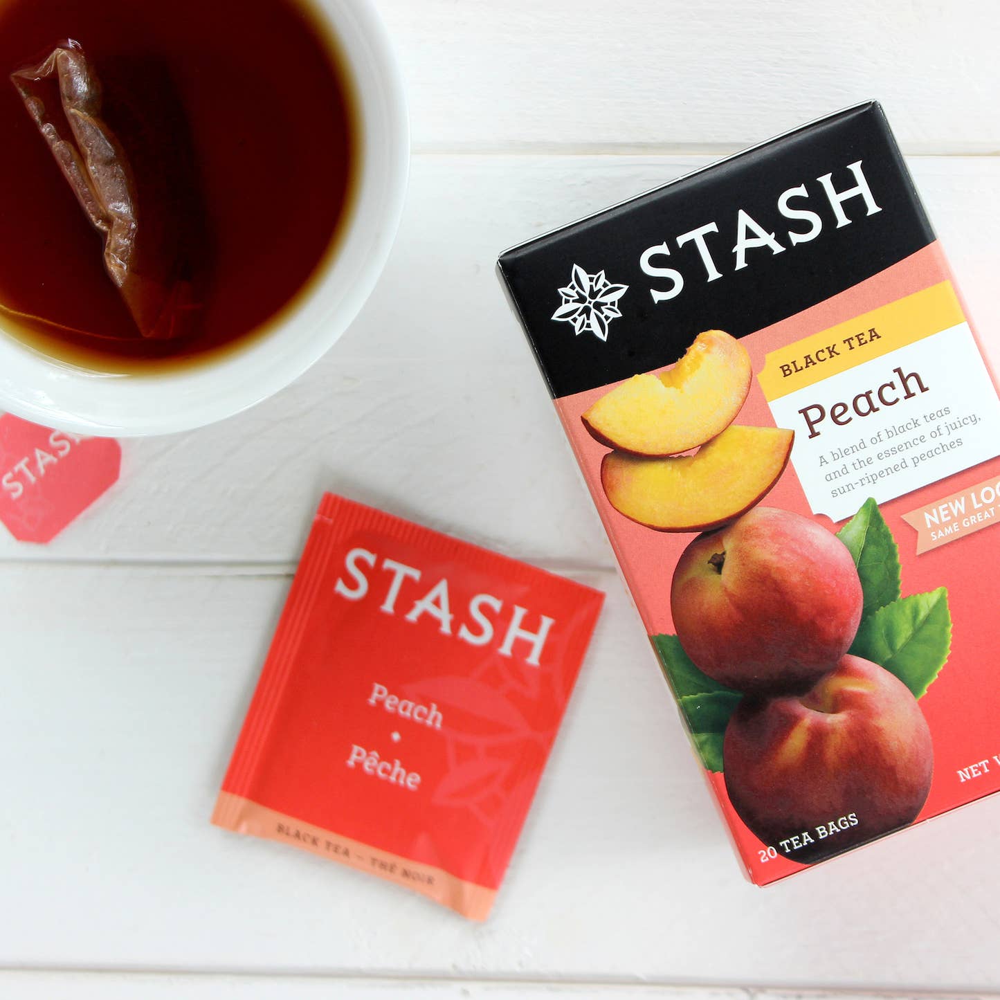Peach Black Tea, Stash Peach Tea