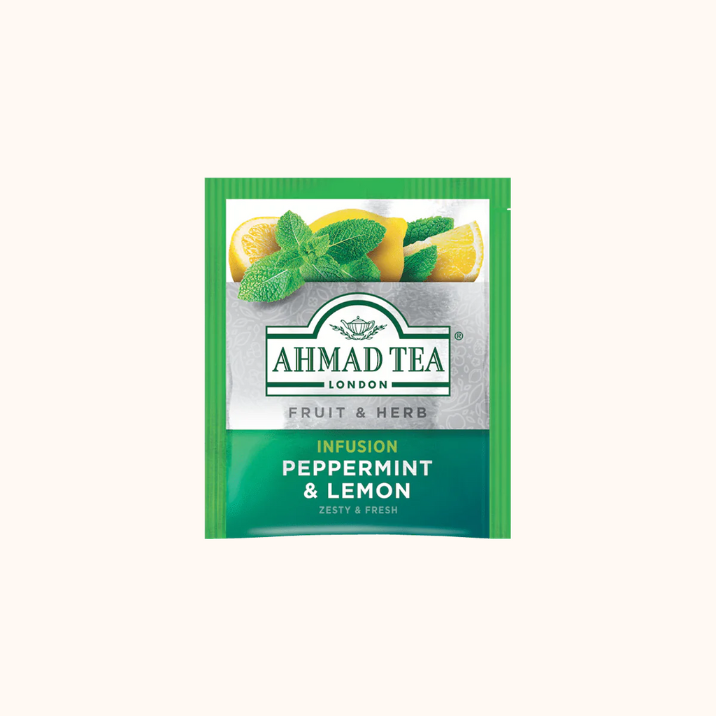 Shop Peppermint & Lemon | Ahmad Tea | Caffeine-Free Tea Bags | Sips by