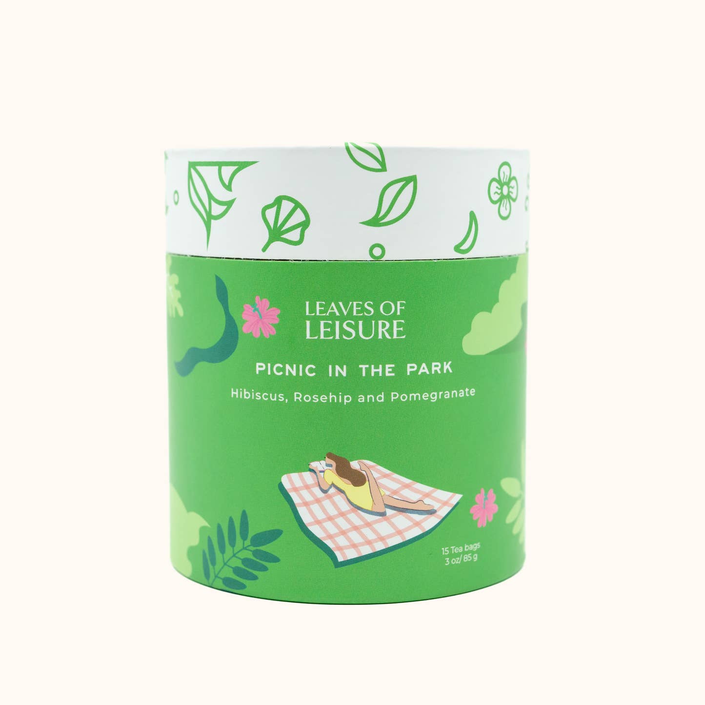 Picnic in the Park by Leaves of Leisure printed green package
