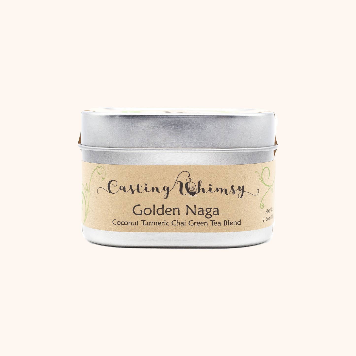 Golden Naga by Casting Whimsy tea tin