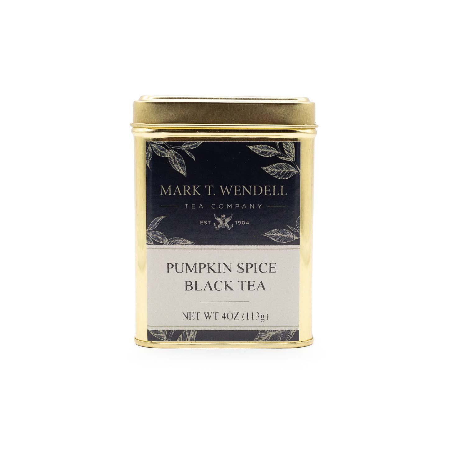 Pumpkin Spice Black Tea by Mark T. Wendell tea tin