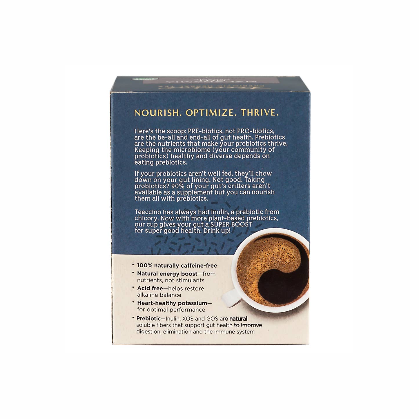 Dark Chocolate Prebiotic Superboost Herbal Tea