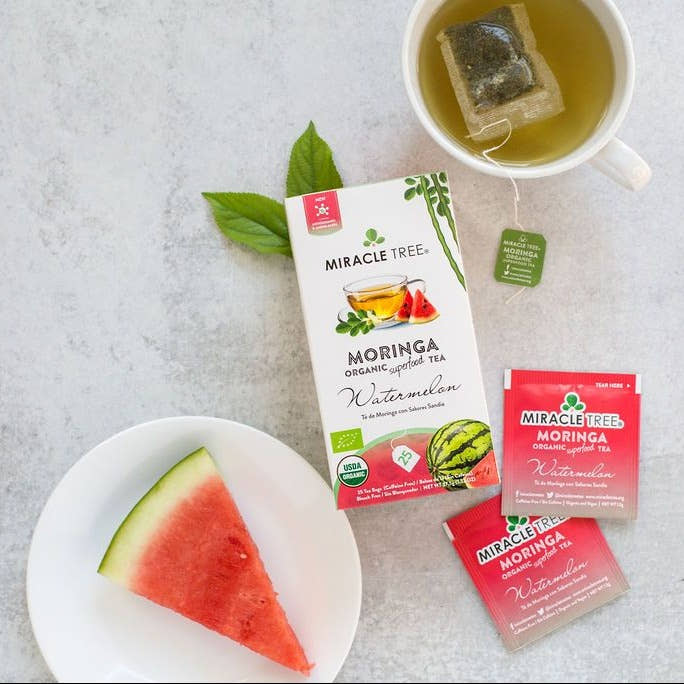 Organic Moringa Herbal Tea - Watermelon