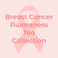 Breast Cancer Awareness Tea Collection from Sips by pink graphic with breast cancer awareness ribbon