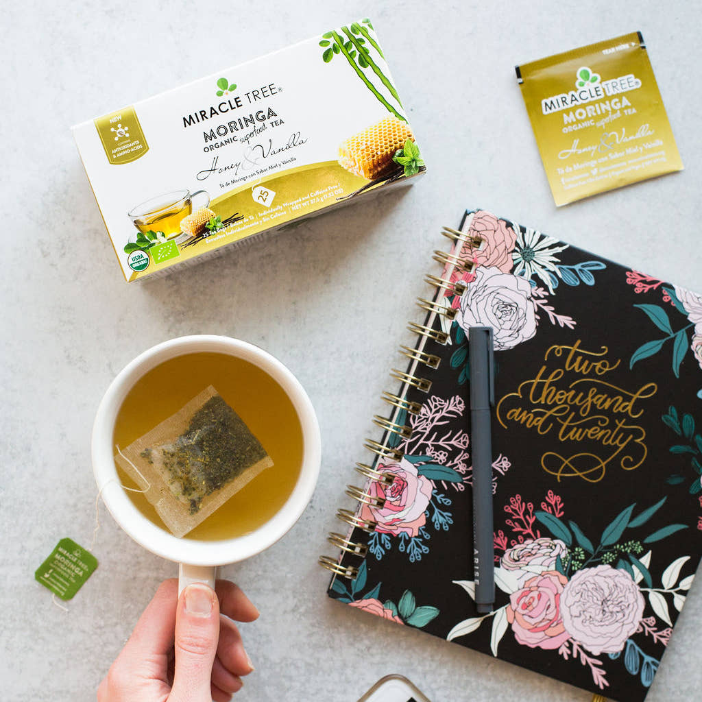 Organic Moringa Herbal Tea - Honey & Vanilla