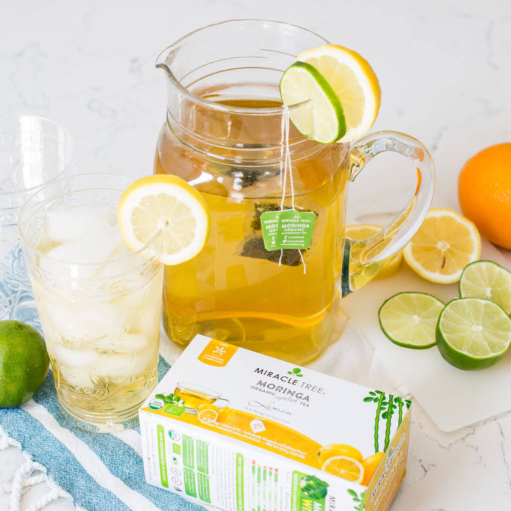 Organic Moringa Herbal Tea - Lemon
