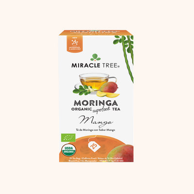 Organic Moringa Herbal Tea - Mango