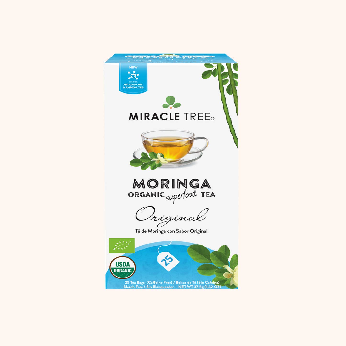 Organic Moringa Herbal Tea - Original