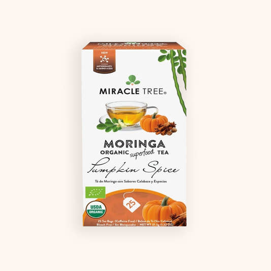 Organic Moringa Herbal Tea - Pumpkin Spice