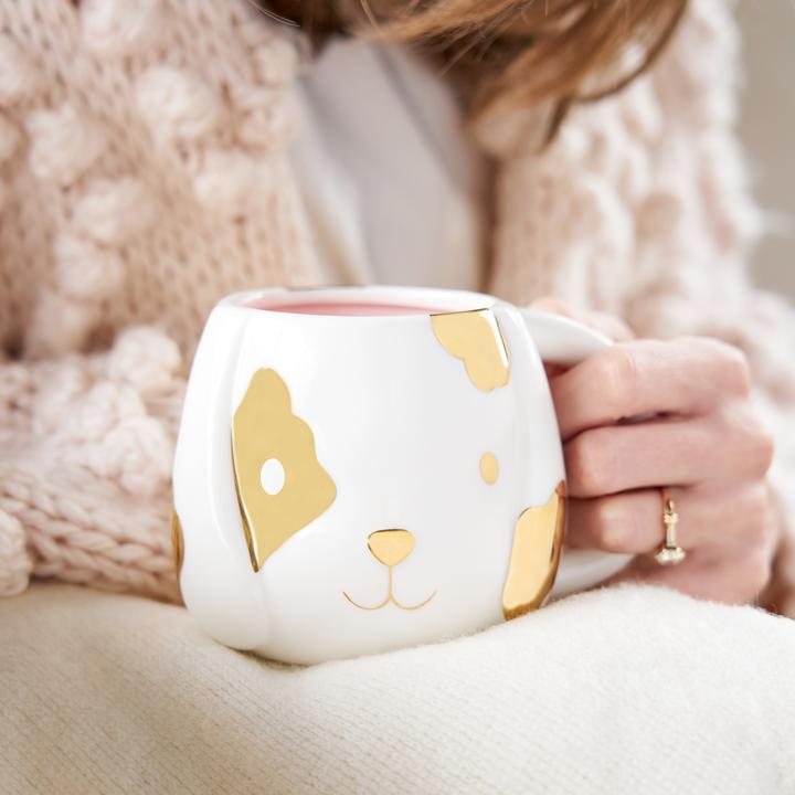 pinky up puppy mug sips by
